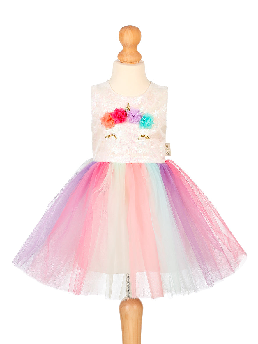 Unicorn dress, 2 yrs, 92 cm (1 pc)