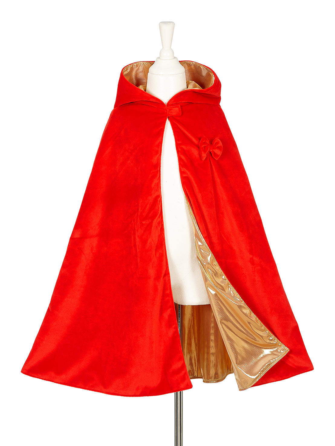 Princess-Red ridinghood reversible cape, 4-7 yrs,104-122 cm (1 pc)