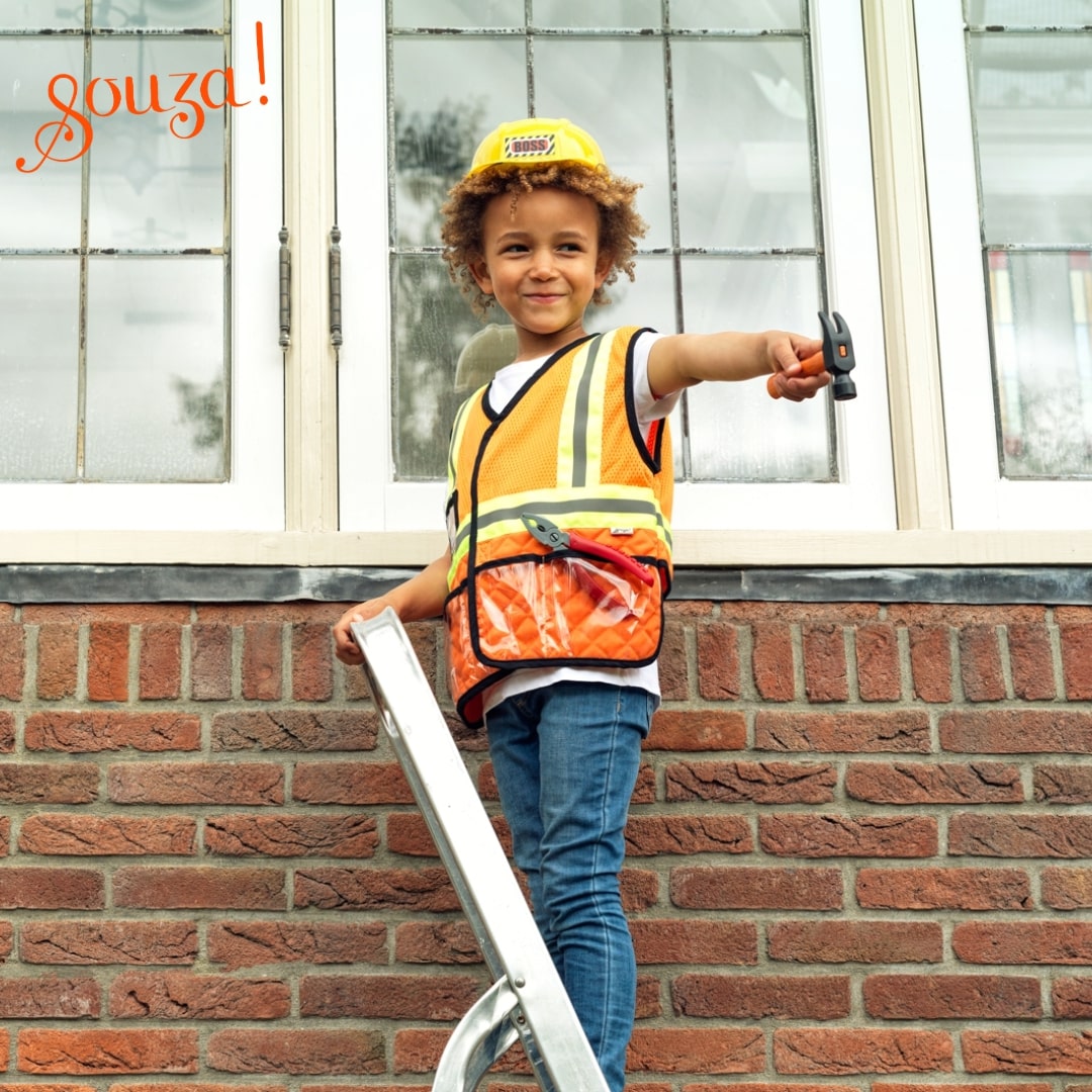 Construction worker, 4-7 yrs,104-122 cm (1 set)