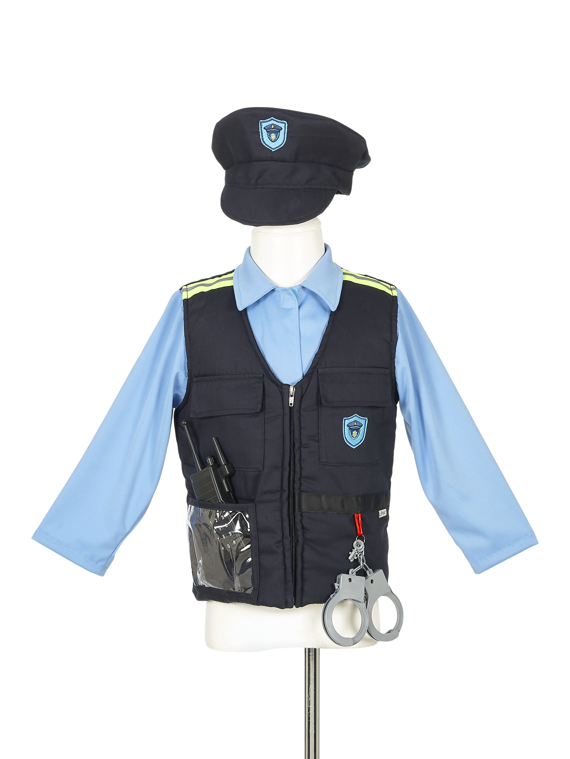 Policeman set, 4-7 yrs,104-122 cm ( 1 pc)