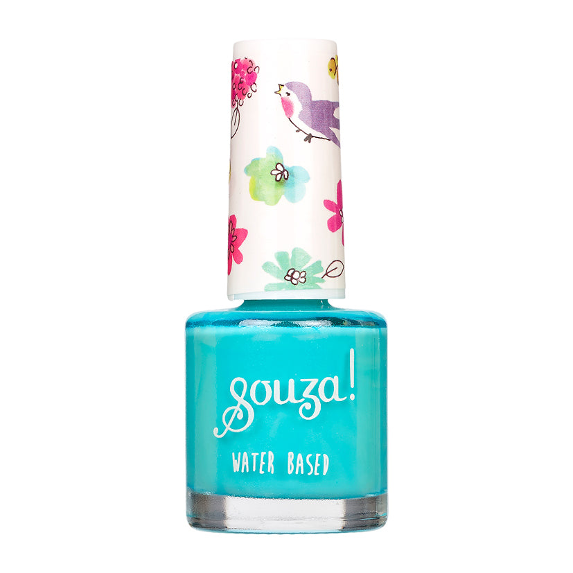 Nail polish Blue green