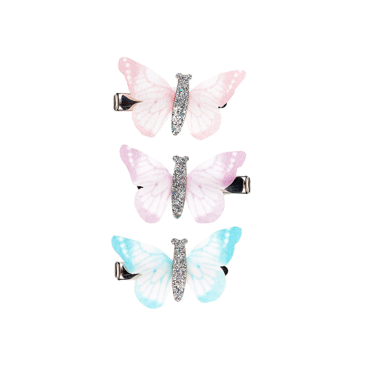Hair claws Aisey butterfly (3 pc/card, 1 card)