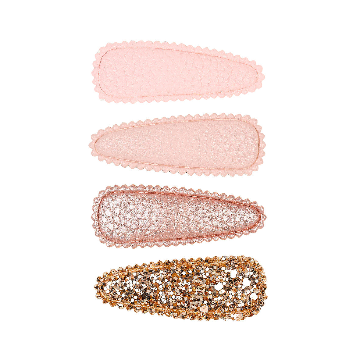 Hair clips Aggy (4 pcs/card, 1 card)