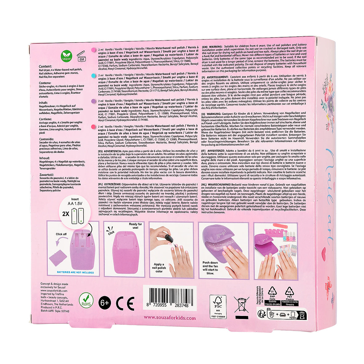 Nail Polish Set with Nail Dryer