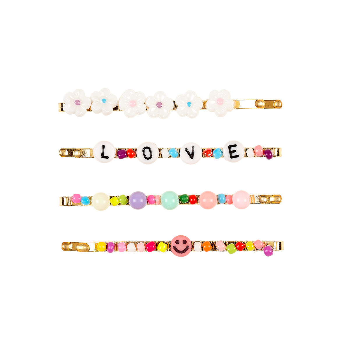 Hair pins Dorith (4 pc/card, 1 card)