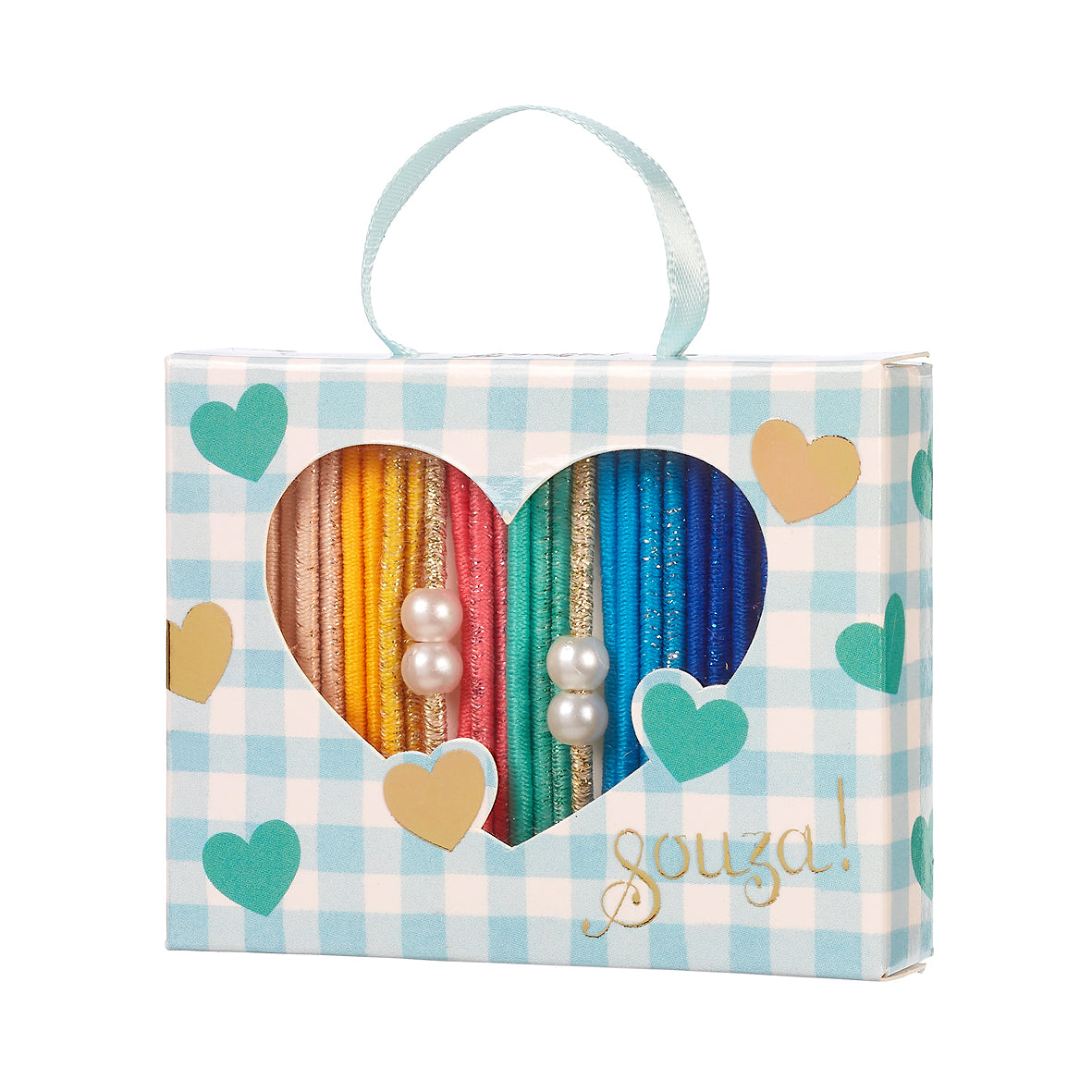 Hair elastics Lente green (24 pcs, box)