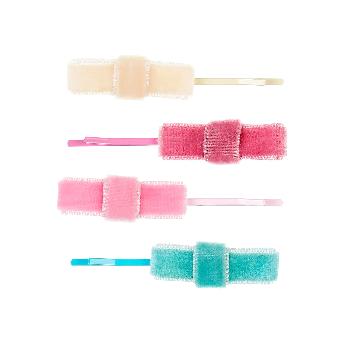 Hair pins Robyn bow (4 pc/card, 1 card)