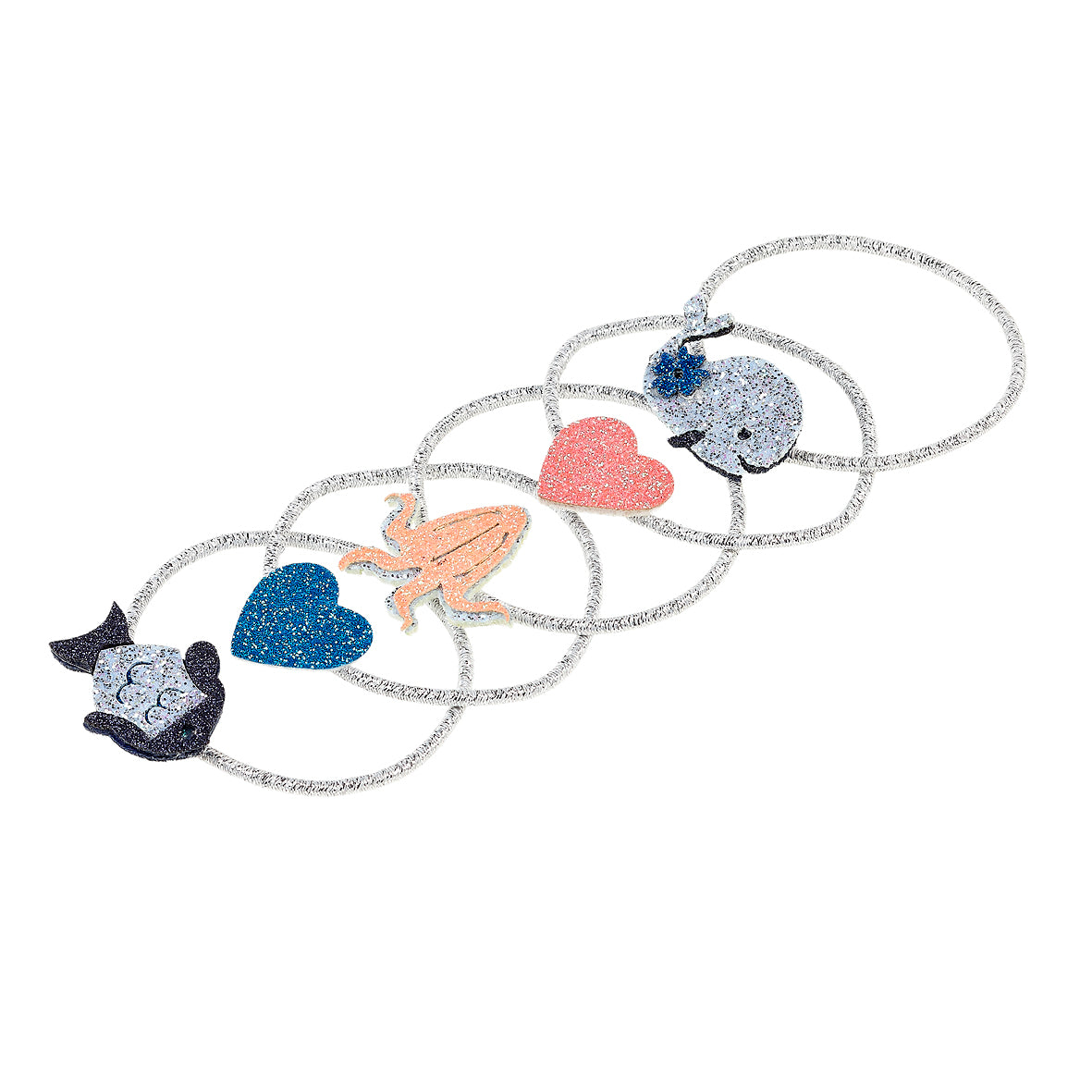 Hair elastics Wende (5 pcs/card, 1 card)