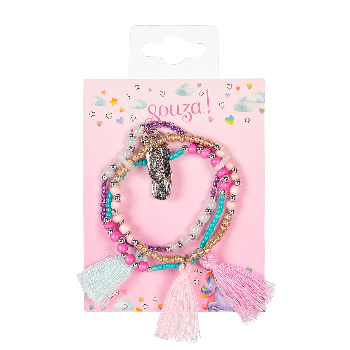 Bracelet Zara pastel (3 pcs/card, 1 card)
