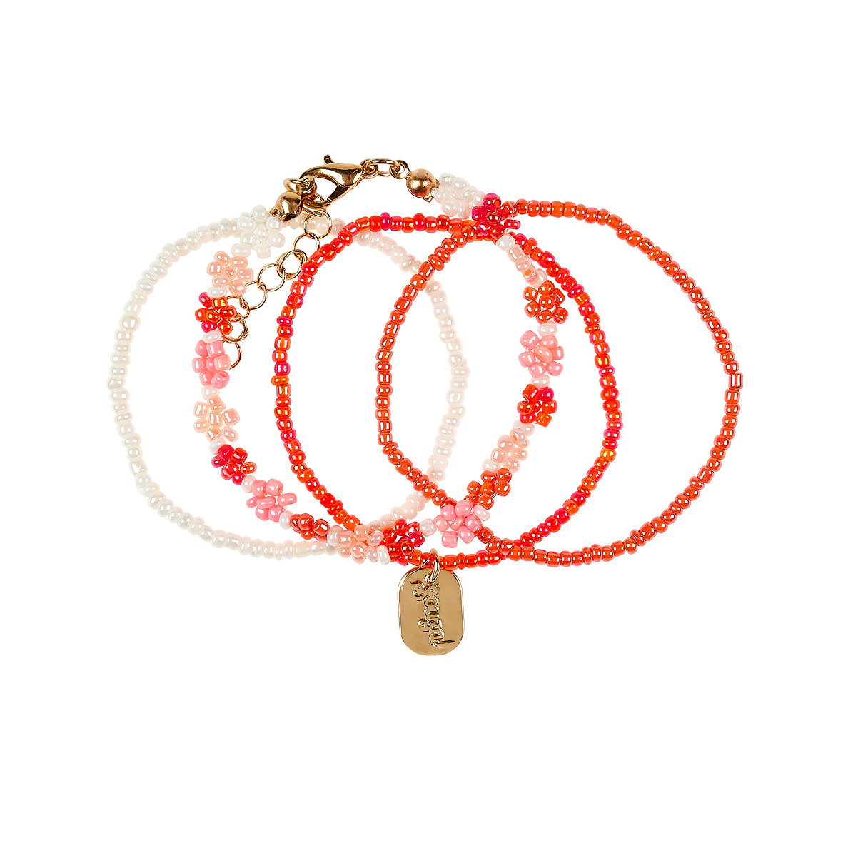 Bracelet Millie flower pink (1 pc)