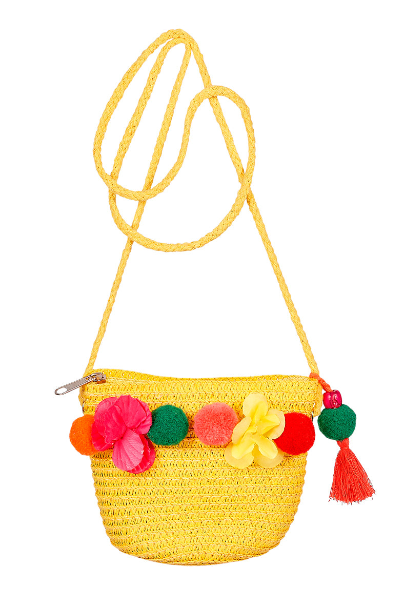 Bag Danielle flower yellow (1 pc)