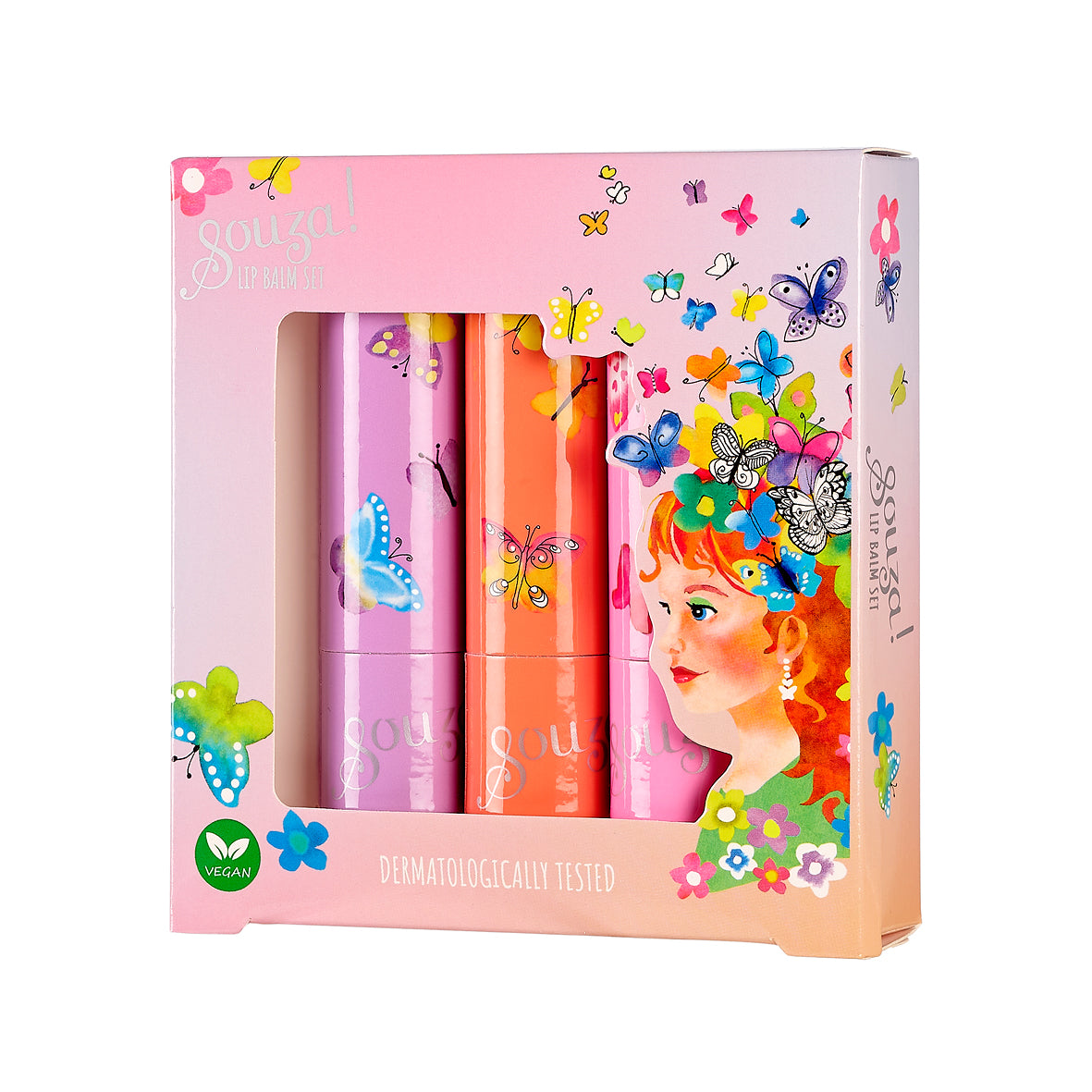 Lip balm set (with display for 6 pcs, 1 pc)