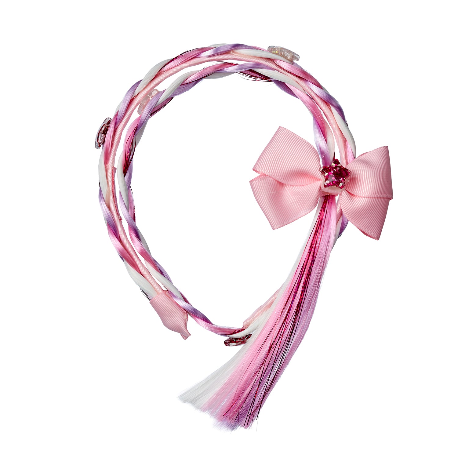 Hairband Fay bow pink (1 box)