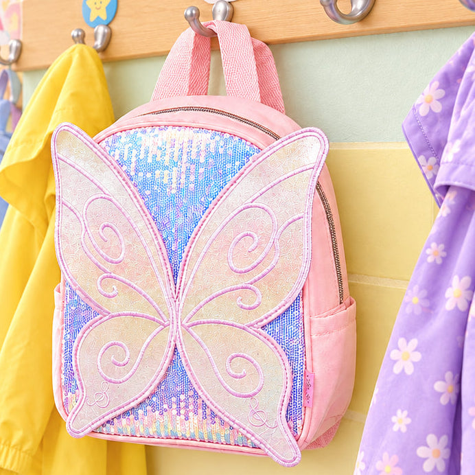 Backpack with butterfly wings design by Souza!