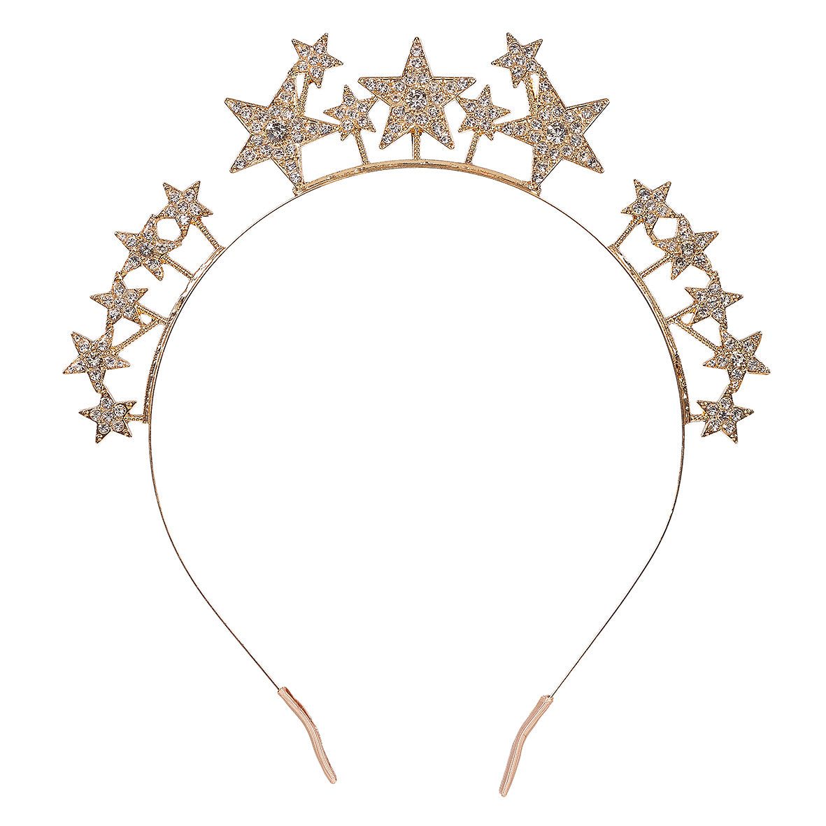 Star-shaped headband with gold accents by Souza!