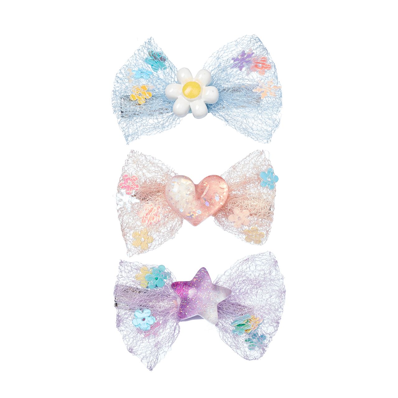 Hair claws Britte (3 pcs/card, 1 card)