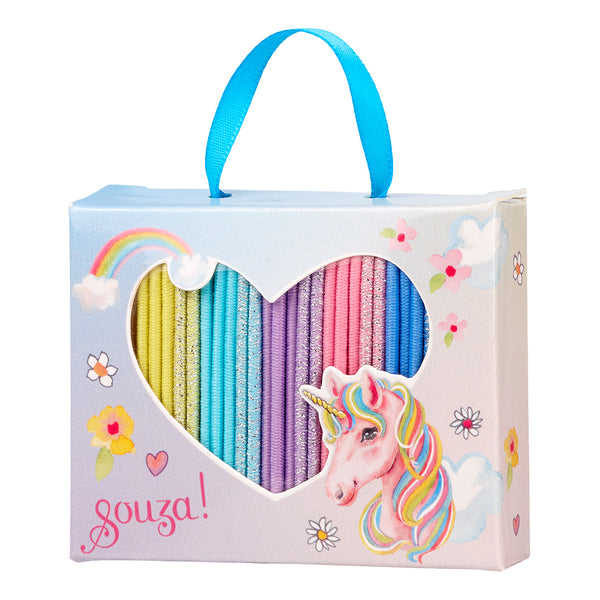 Gift box Eleny, unicorn elastics (25 pcs/box)