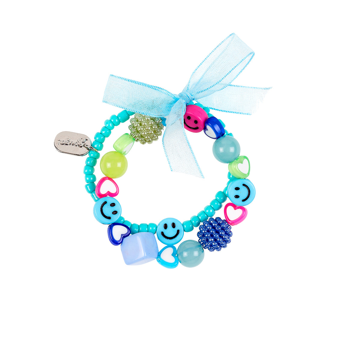 Bracelet Charlena smiley blue
