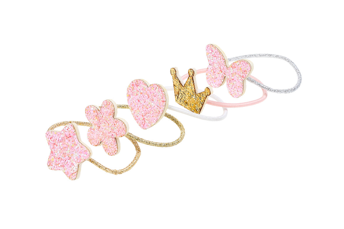 Hair elastics Carolina pink