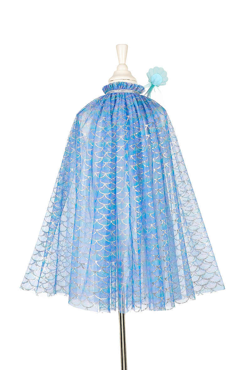 Ensemble cape sirène Marlya, diadème et baguette