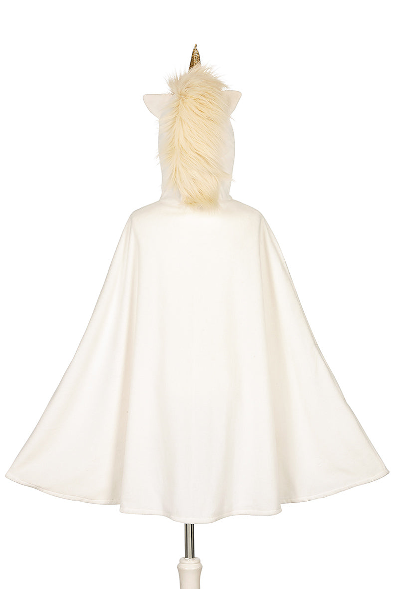 Unicorn cape off white, 4-8 yrs, 104-128 cm (1 pc)