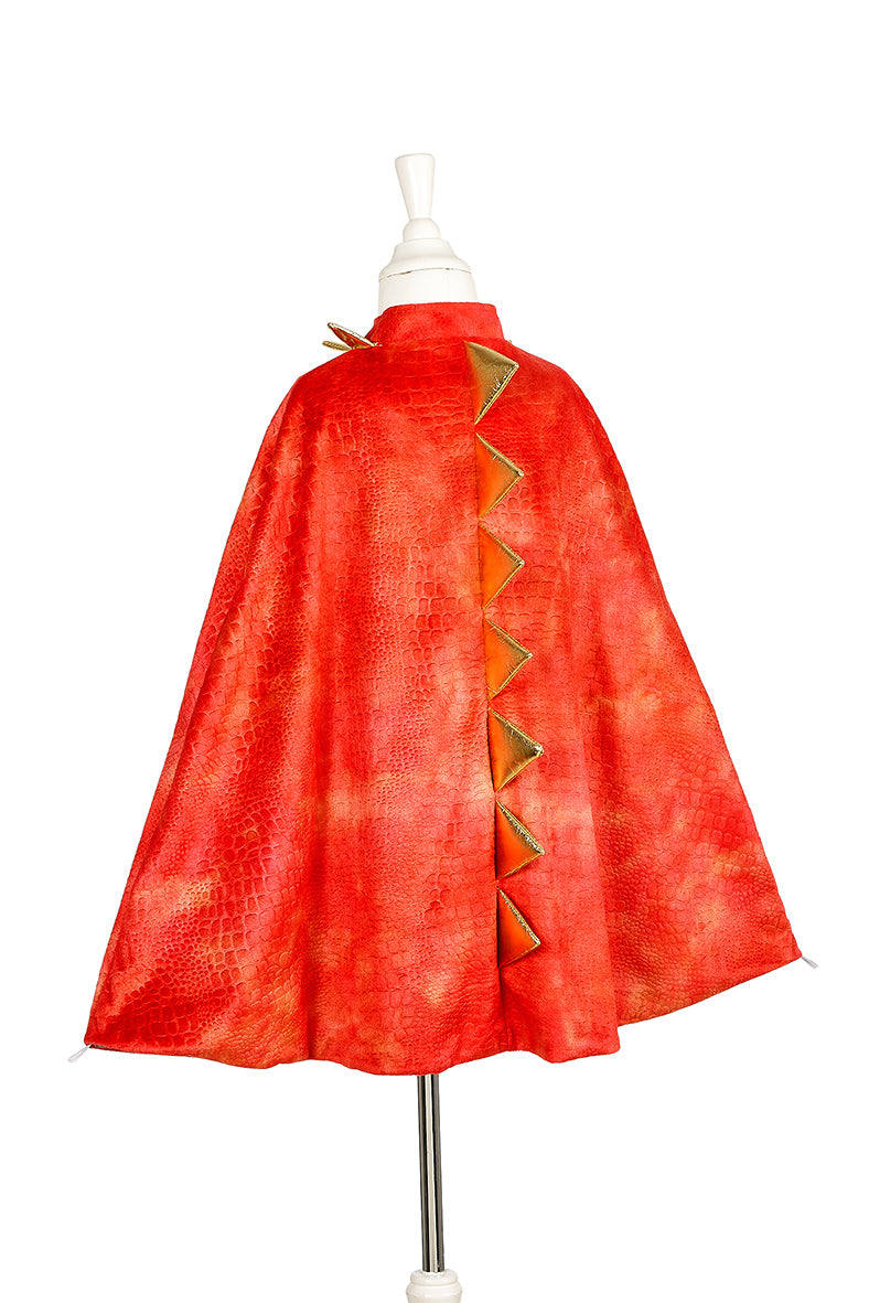 Knight - Red dragon reversible cape, 4-7 yrs, 104-122 cm (1 pc)