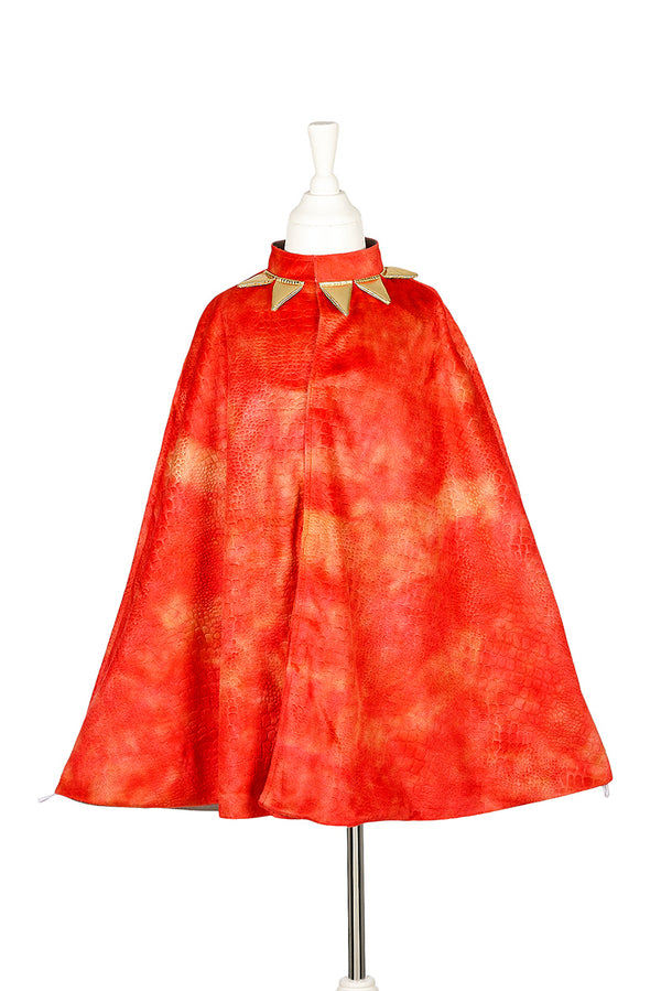 Knight - Red dragon reversible cape, 4-7 yrs, 104-122 cm (1 pc)