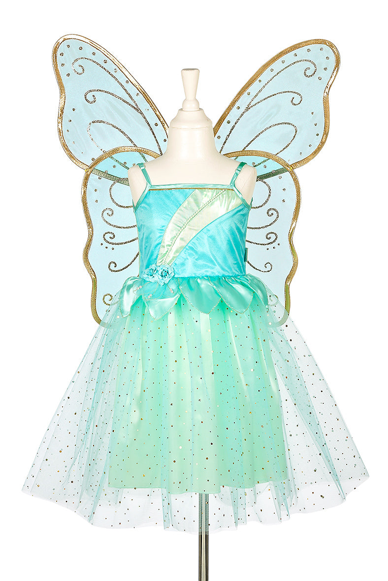 fairy dress amazon Scarlet Darkness Edward's Fantasy Fairy Flowing Pocket up fun. Renaissance Costume Women Off-shoulder Medieval