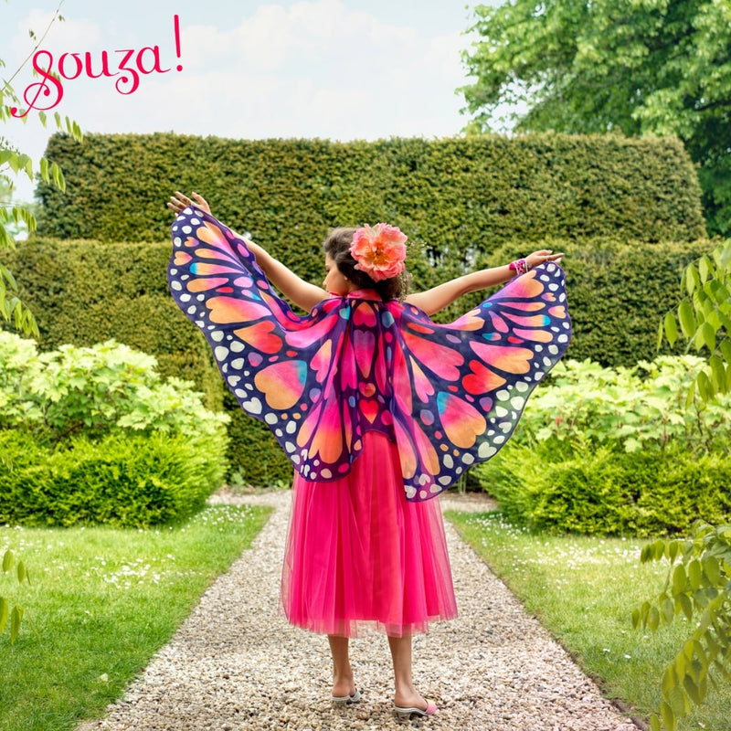Papillon dress+ wings, 3-4 yrs, 98-104 cm (1 set)