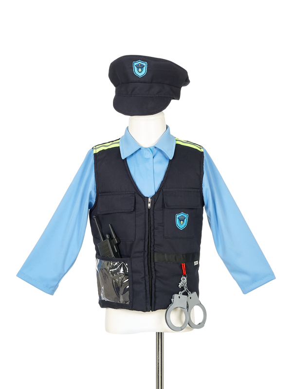 Policeman set, 4-7 yrs,104-122 cm ( 1 pc)