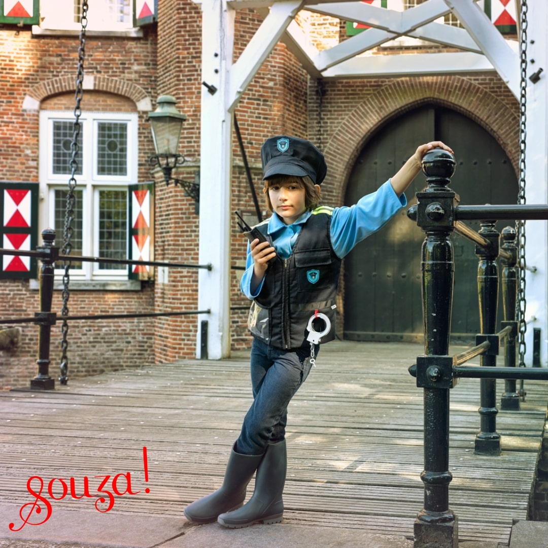Policeman set, 4-7 yrs,104-122 cm ( 1 pc)