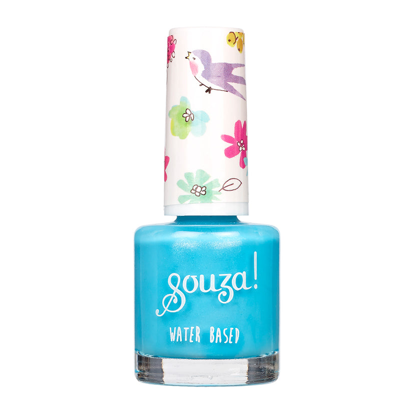 Nail polish Aqua blue pearl