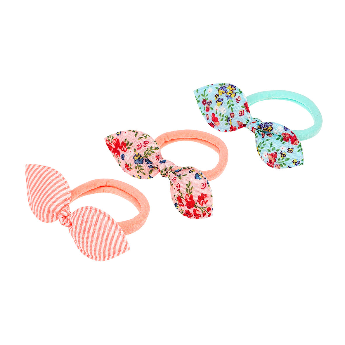 Hair elastics Shanaya (3 pcs/card, 1 card)