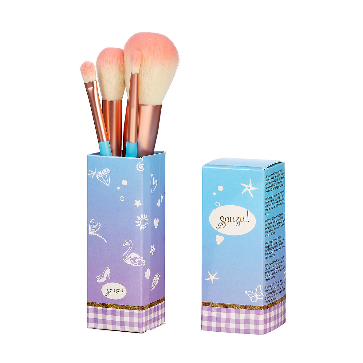 Brush set of 4, S + M + L (1 set)