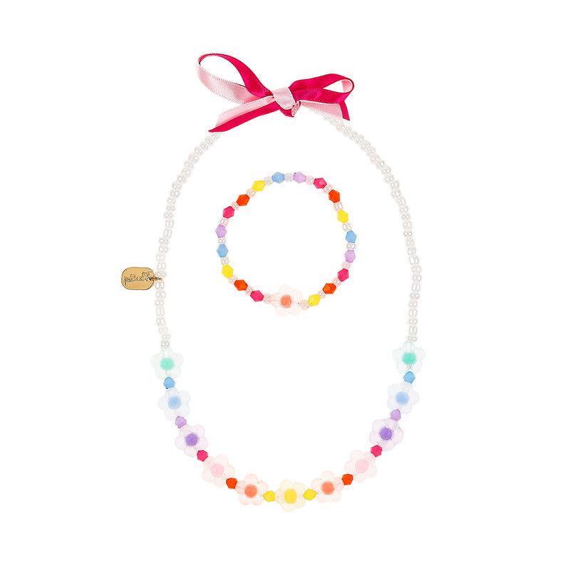Necklace & bracelet set Anic flower (1 set)
