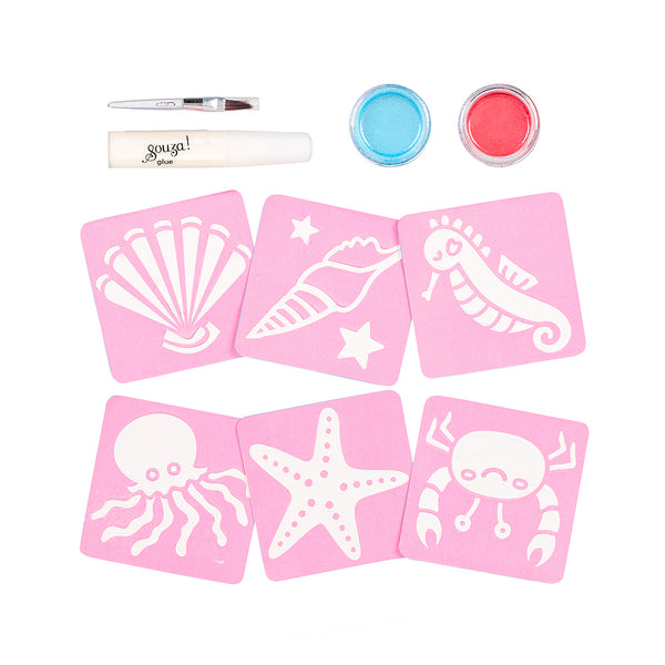 Glitter tattoo set Mermaid