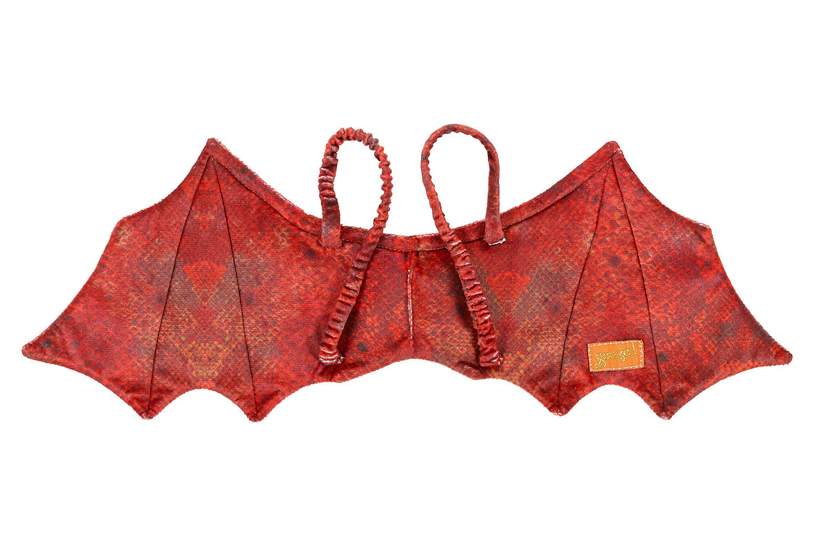 Red dragon wings + mask (1 set)