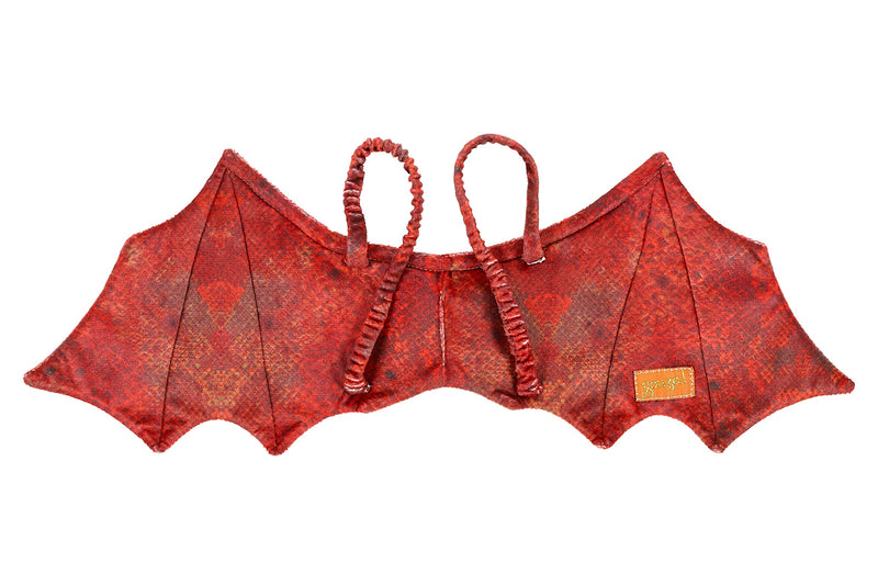 Red dragon wings + mask (1 set)