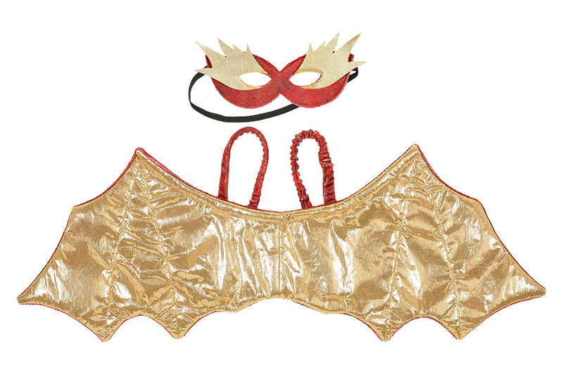 Red dragon wings + mask (1 set)