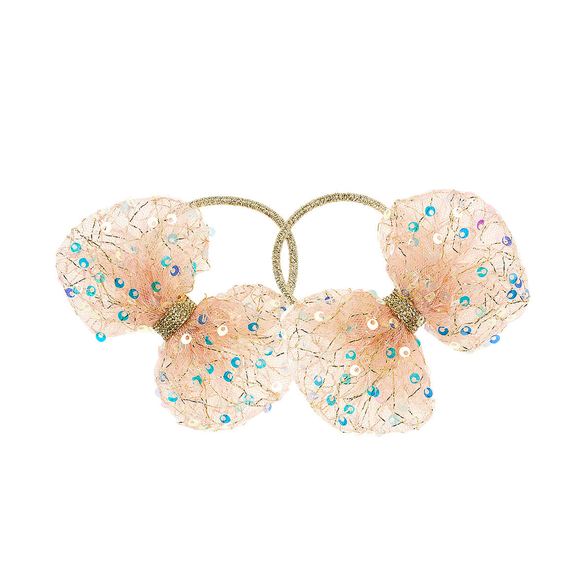 Hair elastics Babbe bow gold