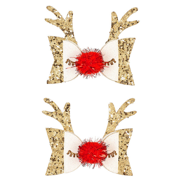 Hair clips Hazle reindeer