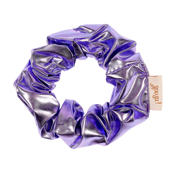 Scrunchy Elea purple metalic 1 pc/card, 1 card)