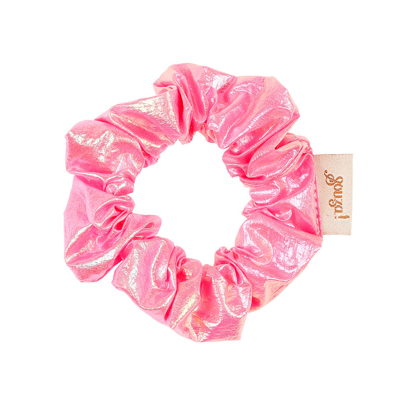 Scrunchy Elea pink metalic 1 pc/card, 1 card)