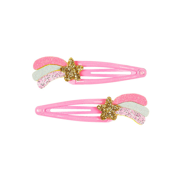 Hair clips Faline star (2 pcs/card, 1 card)