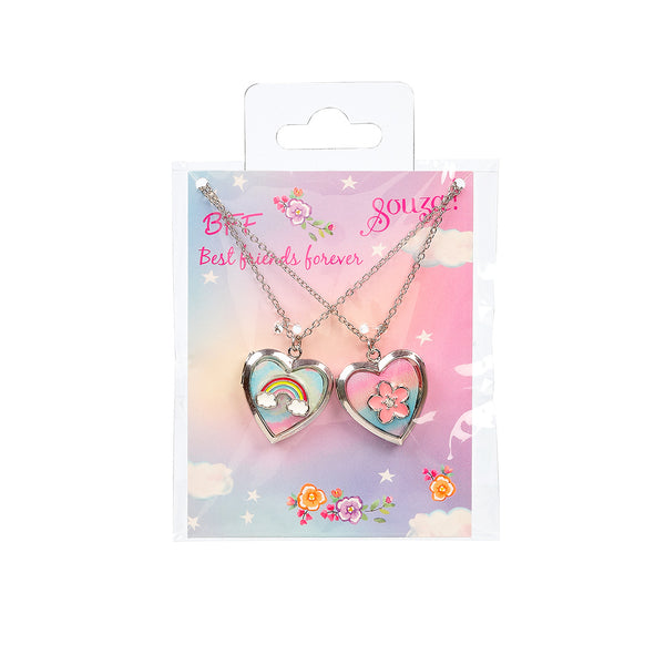 Giftpack BFF Heart, 2 necklaces