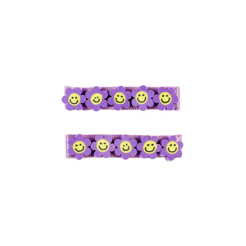 Hair claws Amali purple, 2 claws