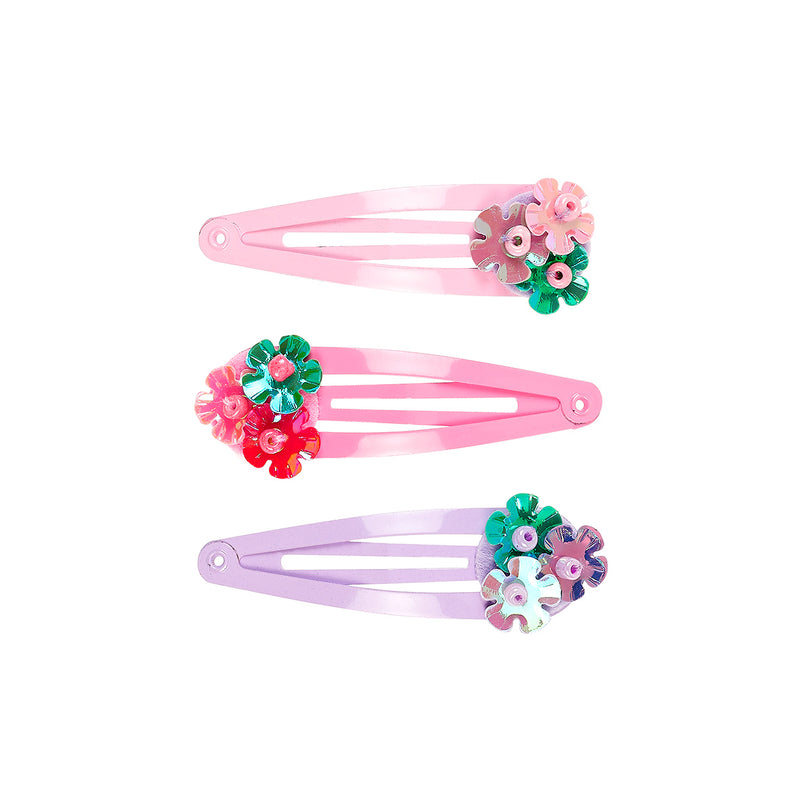 Hair clips Maluca (3 pcs/card, 1 card) 