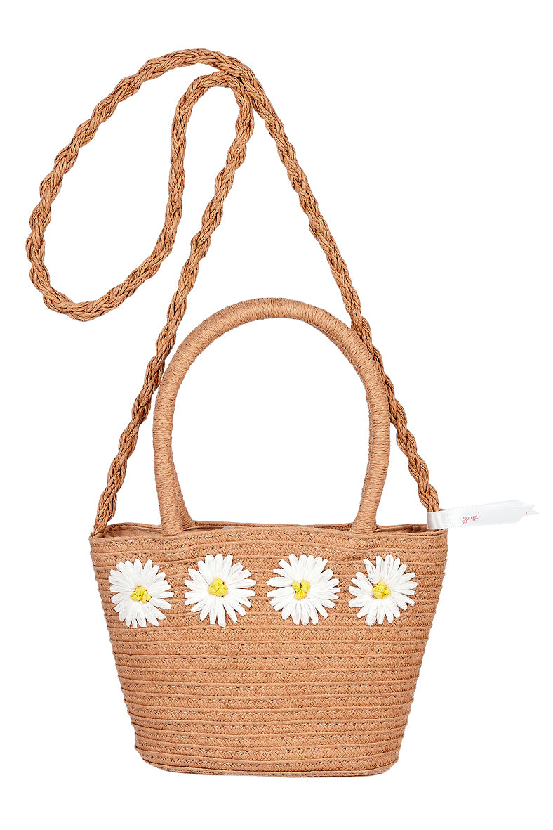 Bag Lidia flower white (1 pc)