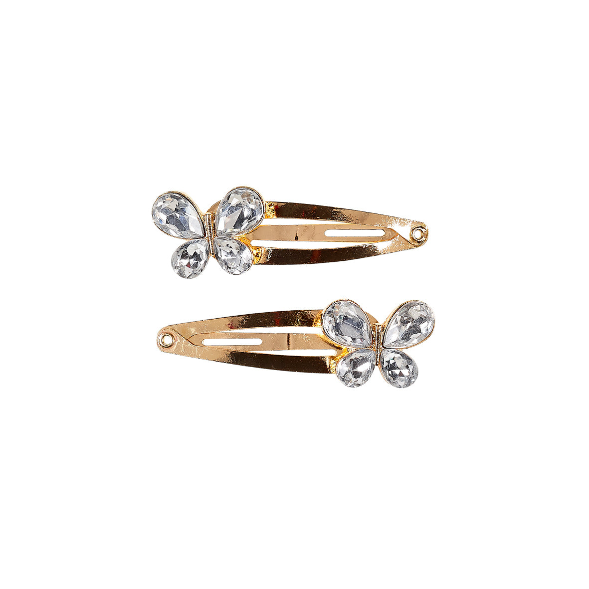 Hair clips Nola butterfly (2 pcs/card, 1 card)