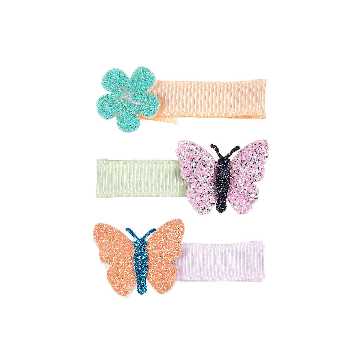 Hair claw Yke butterfly  (3 pcs/card, 1 card)